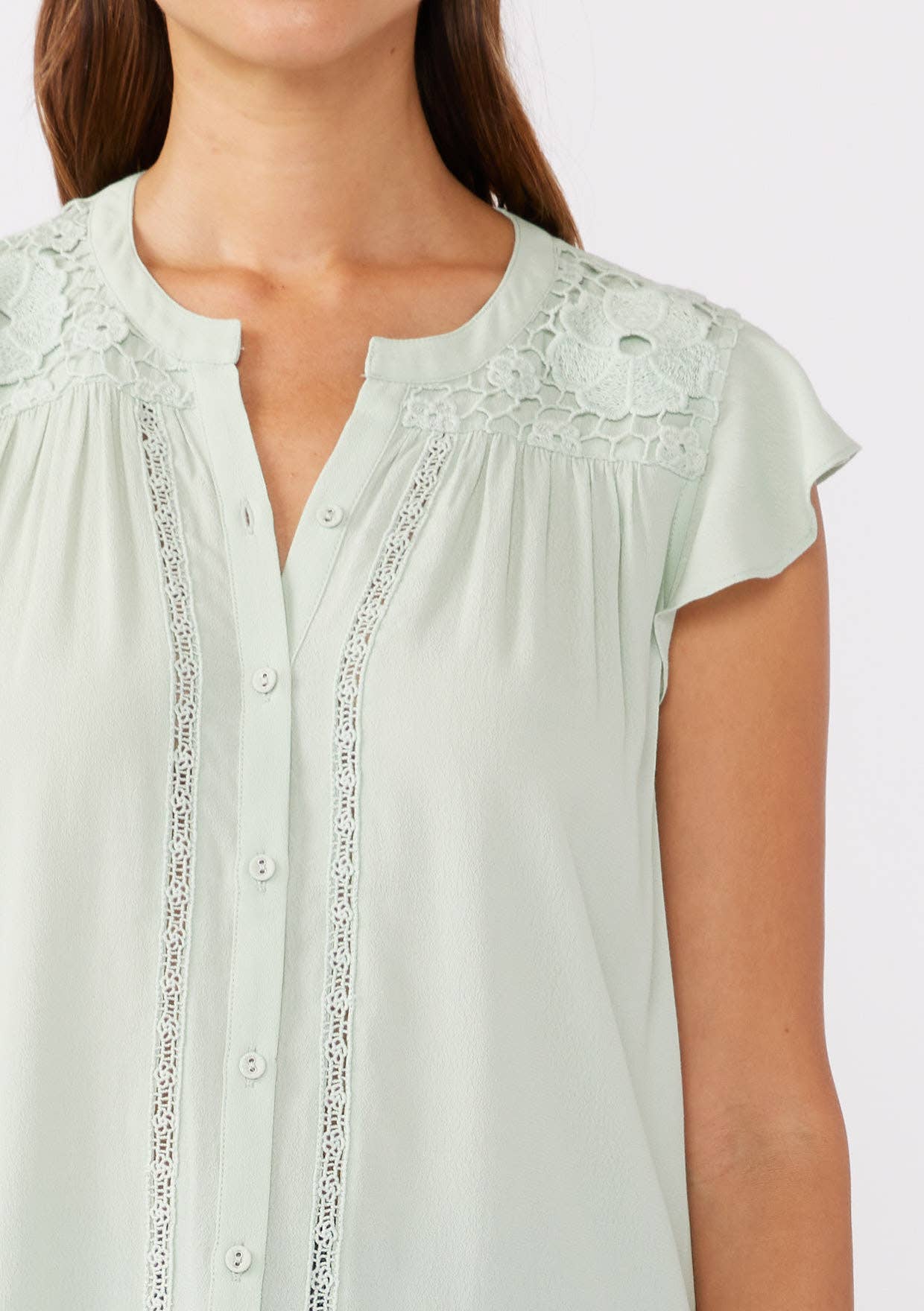 Sage Spirit Lace Top
