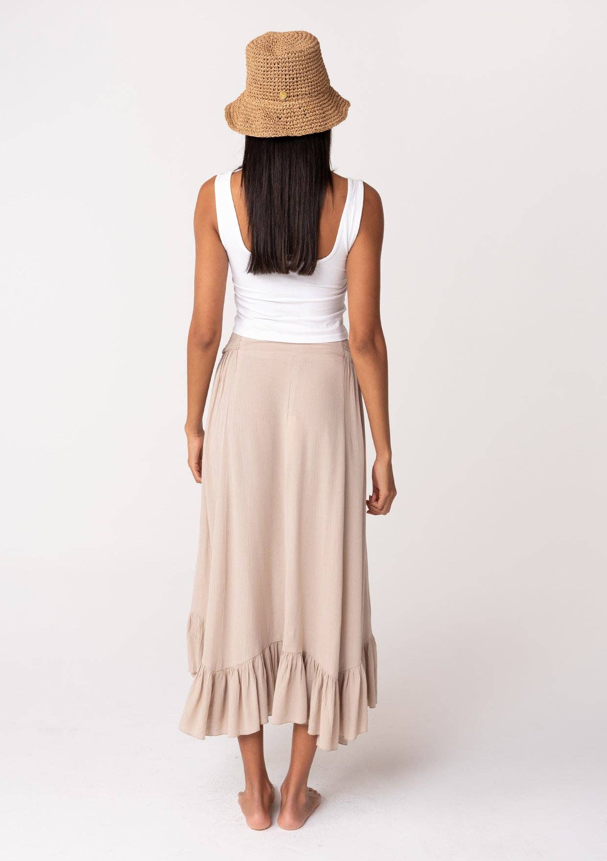 Lainey Ruffle Maxi Skirt