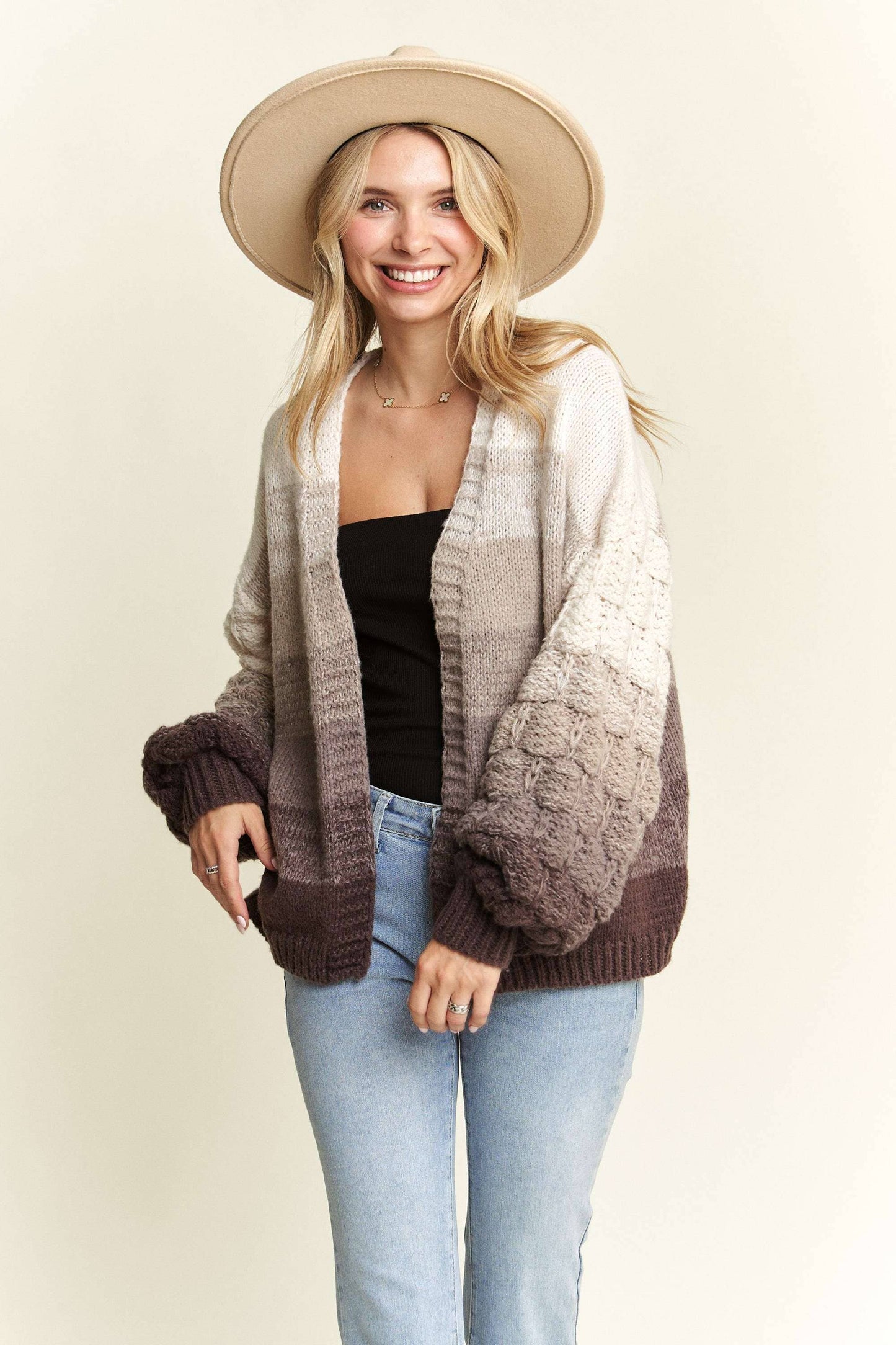 Lily Puff Sleeve Cardigan