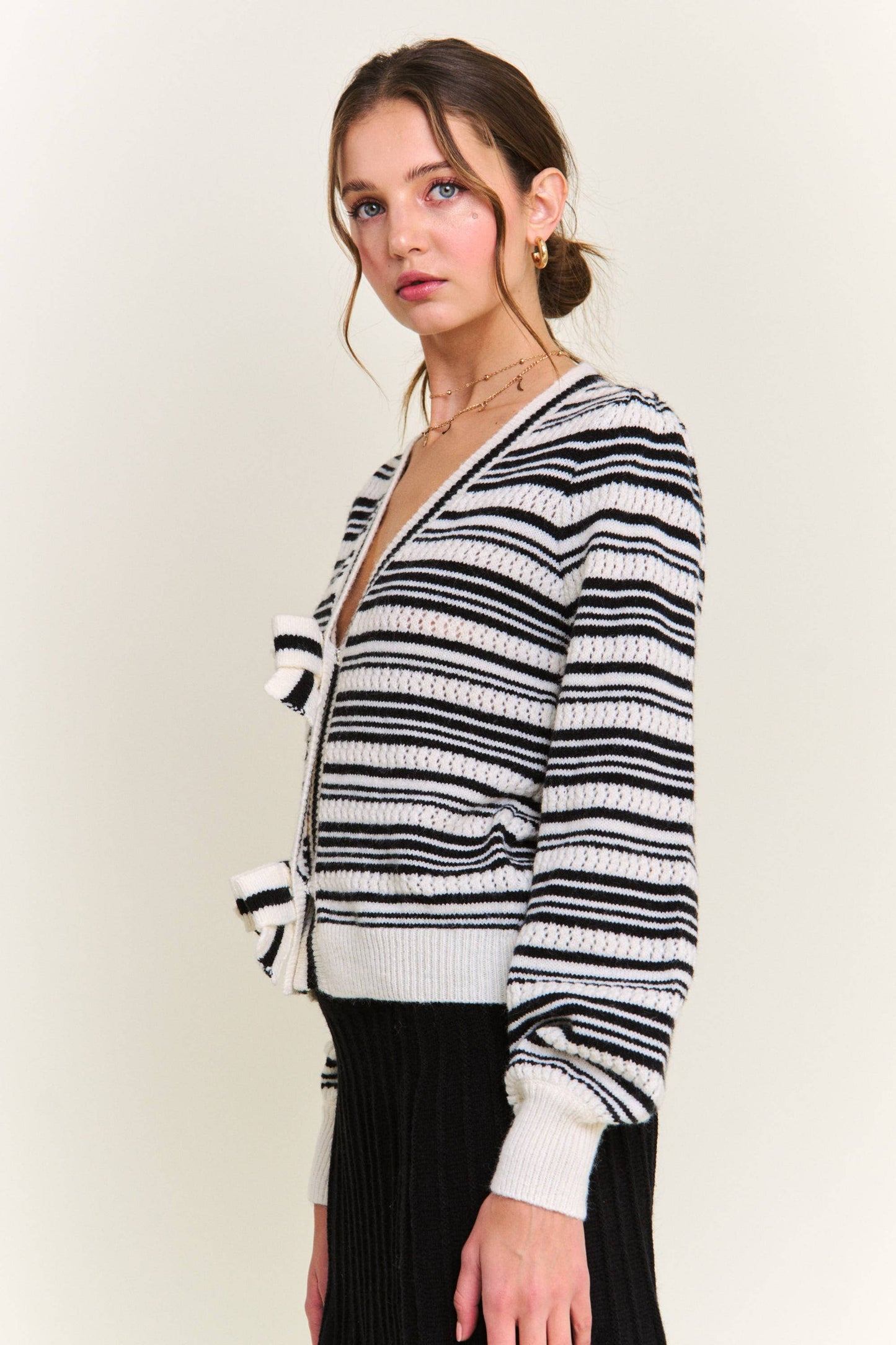 Bow Cardigan