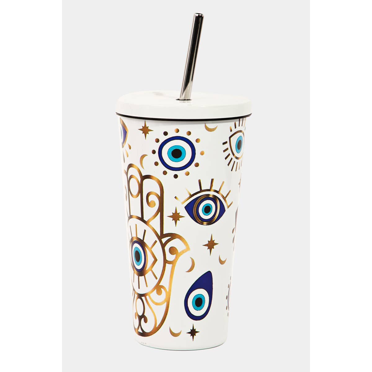 Hamsa Evil Eye Design Tumbler