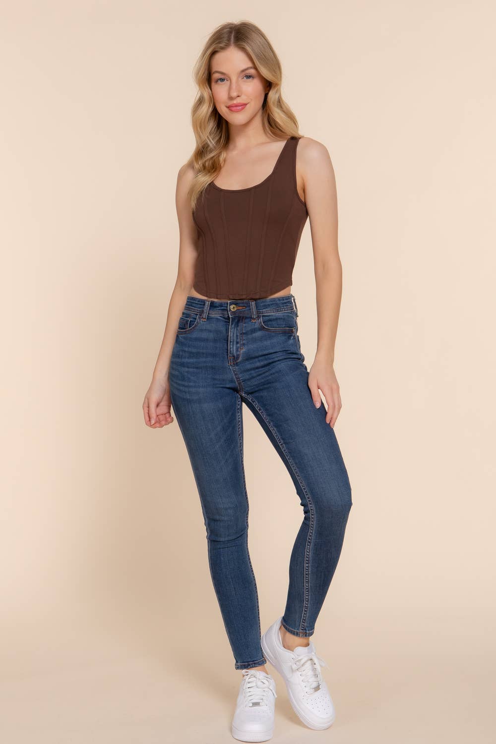 Fern Curved Hem Tank