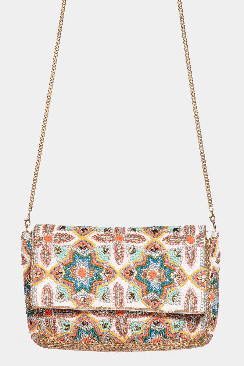 Kaleidoscope Beaded Bag