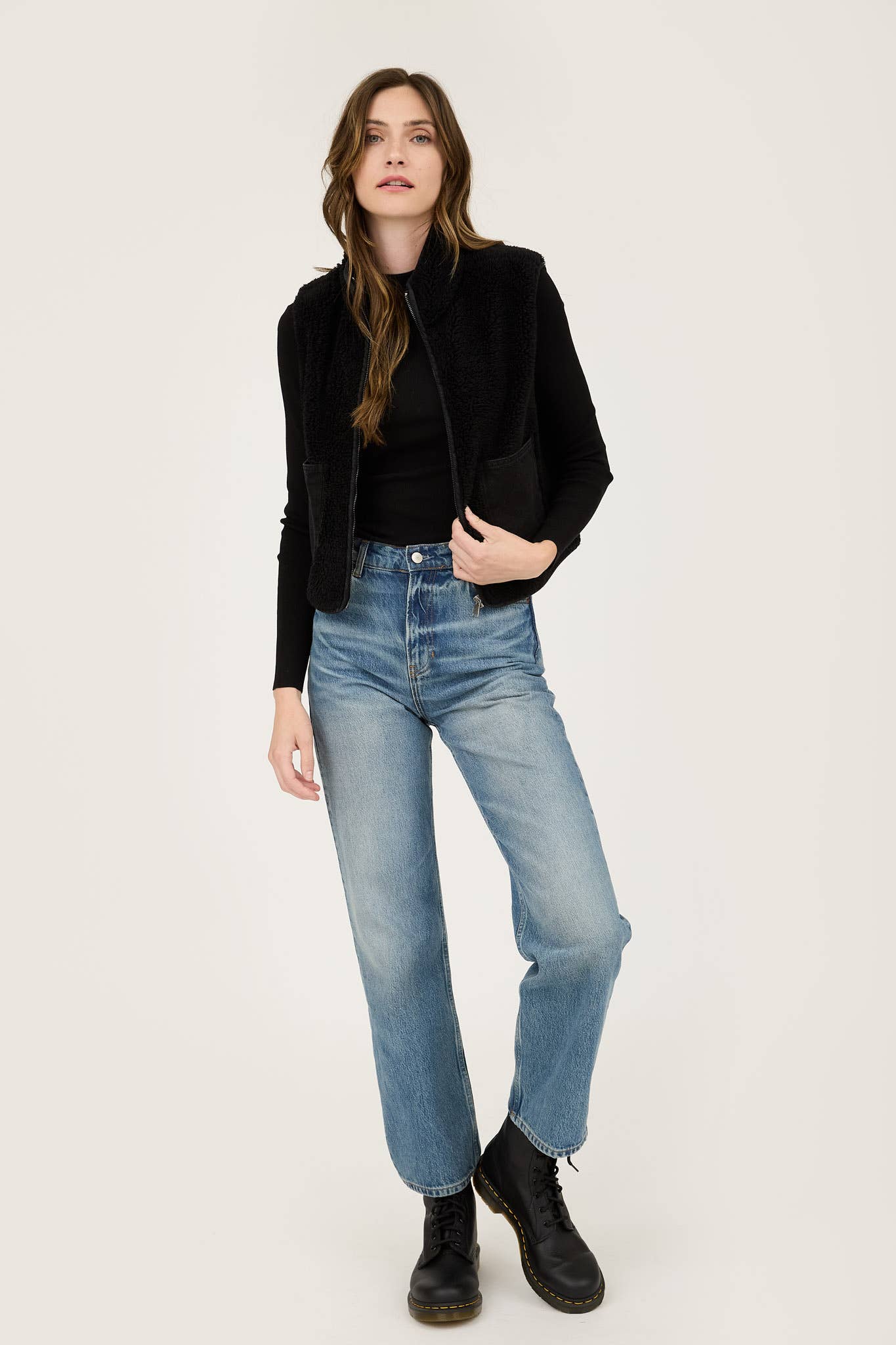 Fleece Zip Up Vest
