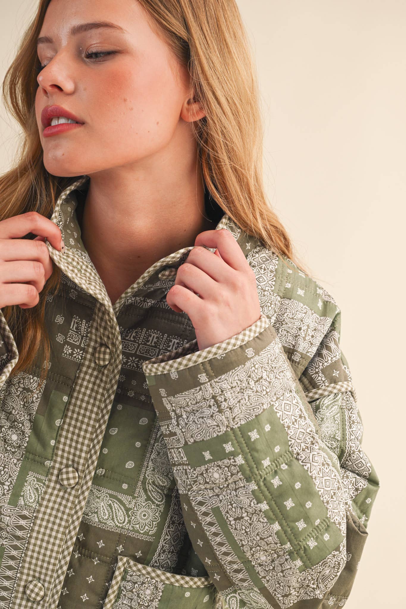 Bandana Patchwork Quilted Jacket