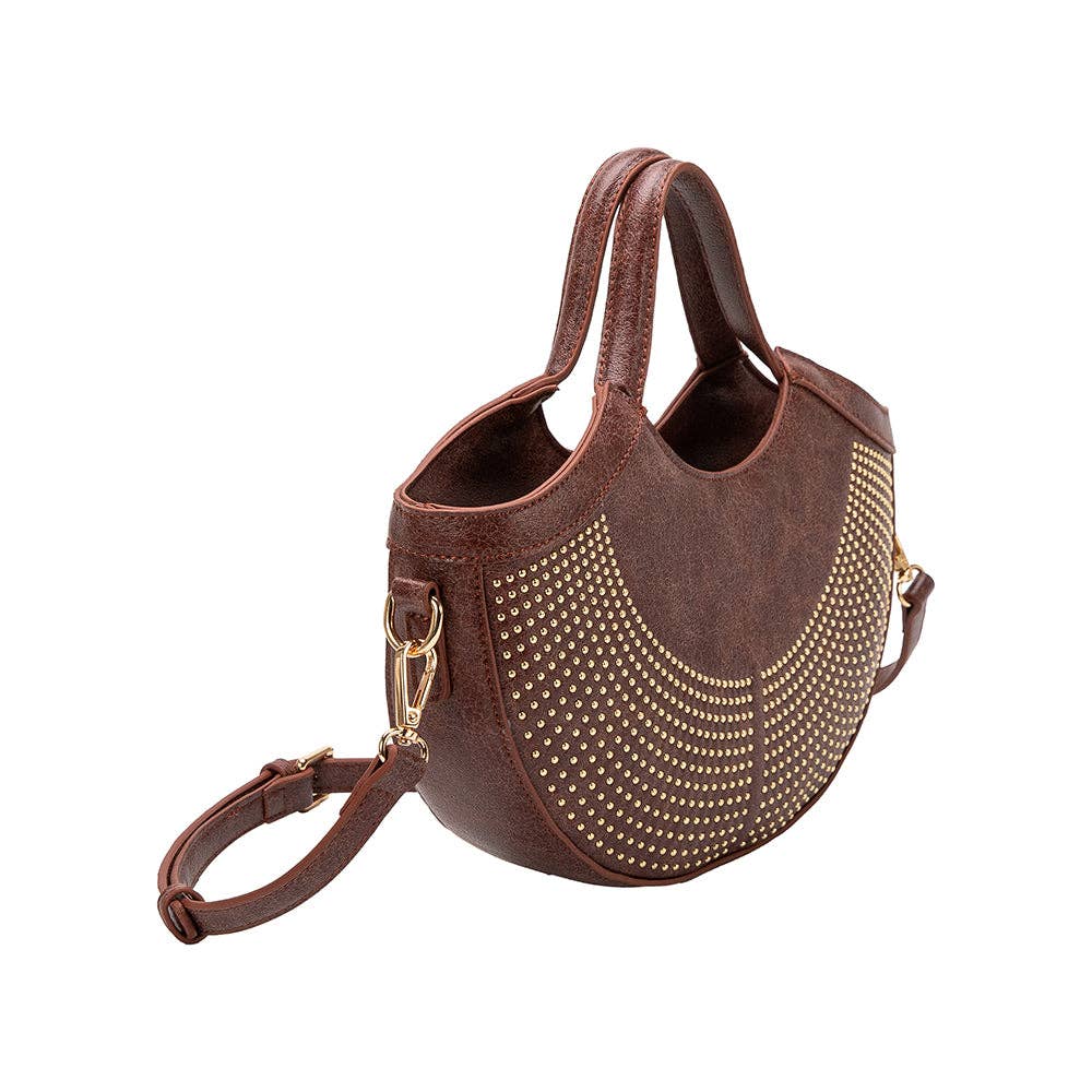 Kaylee Burgundy Top Handle Bag