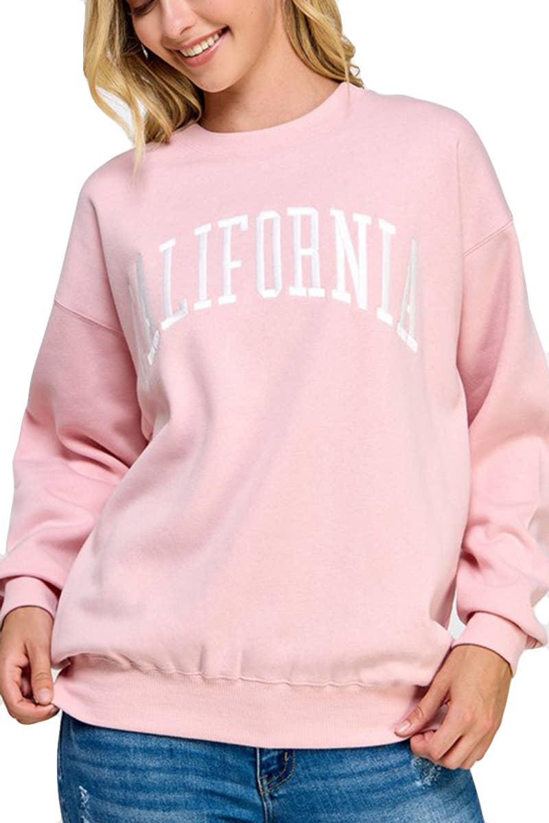 California Embroidered Sweatshirt