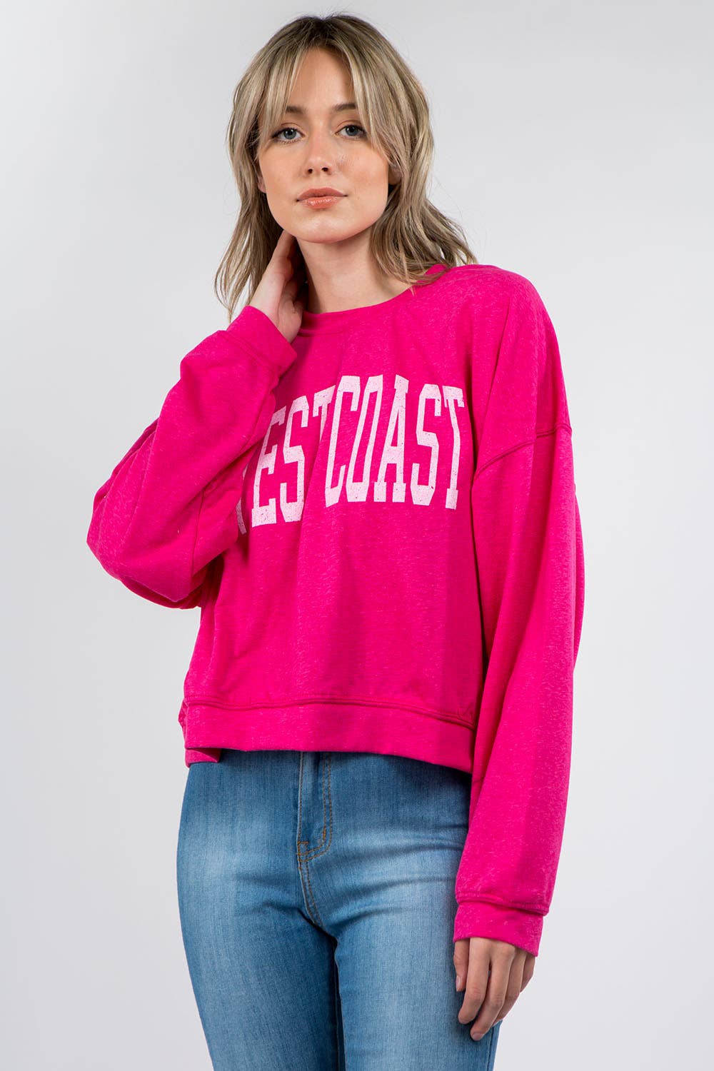 West Coast Cropped Sweatshirt