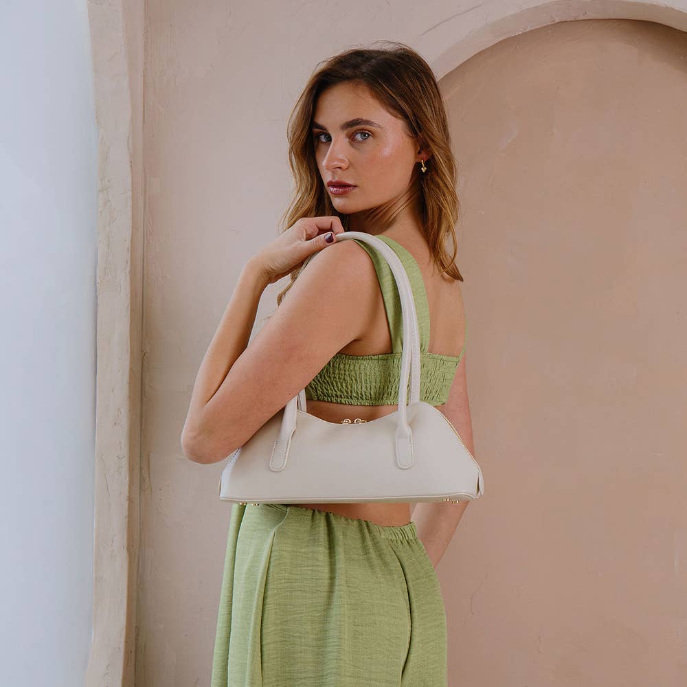 Dakota Ivory Shoulder Bag
