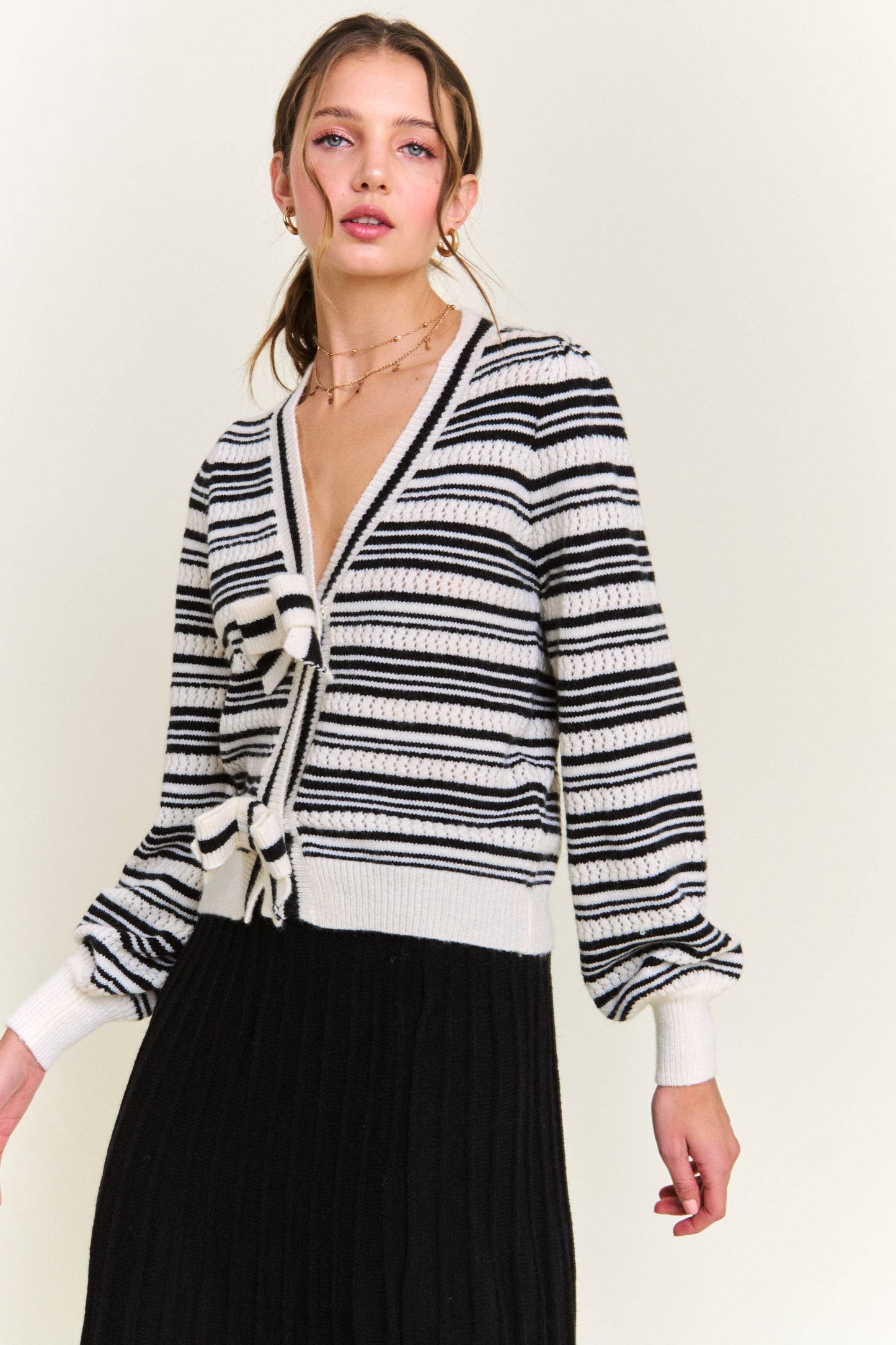 Bow Cardigan