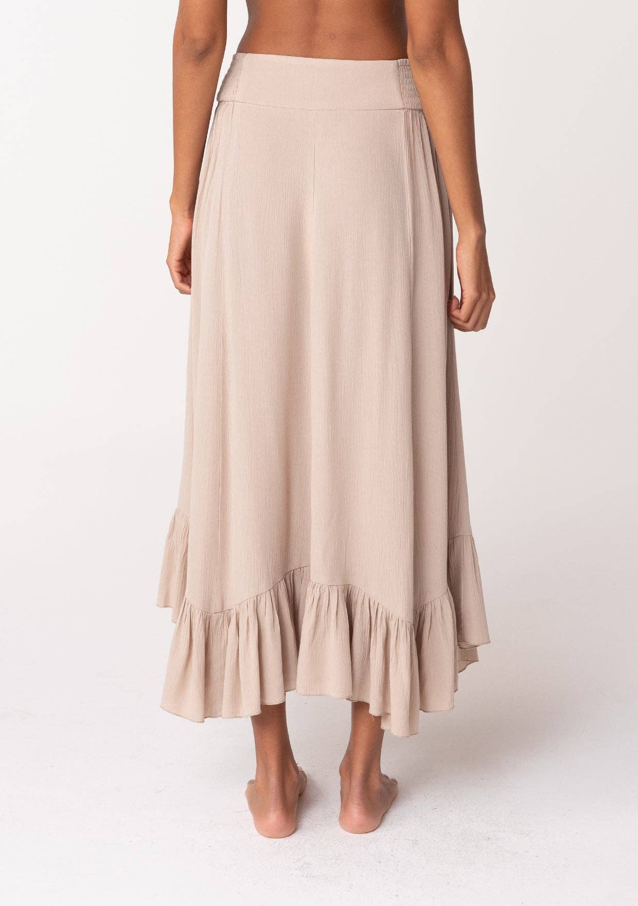 Lainey Ruffle Maxi Skirt