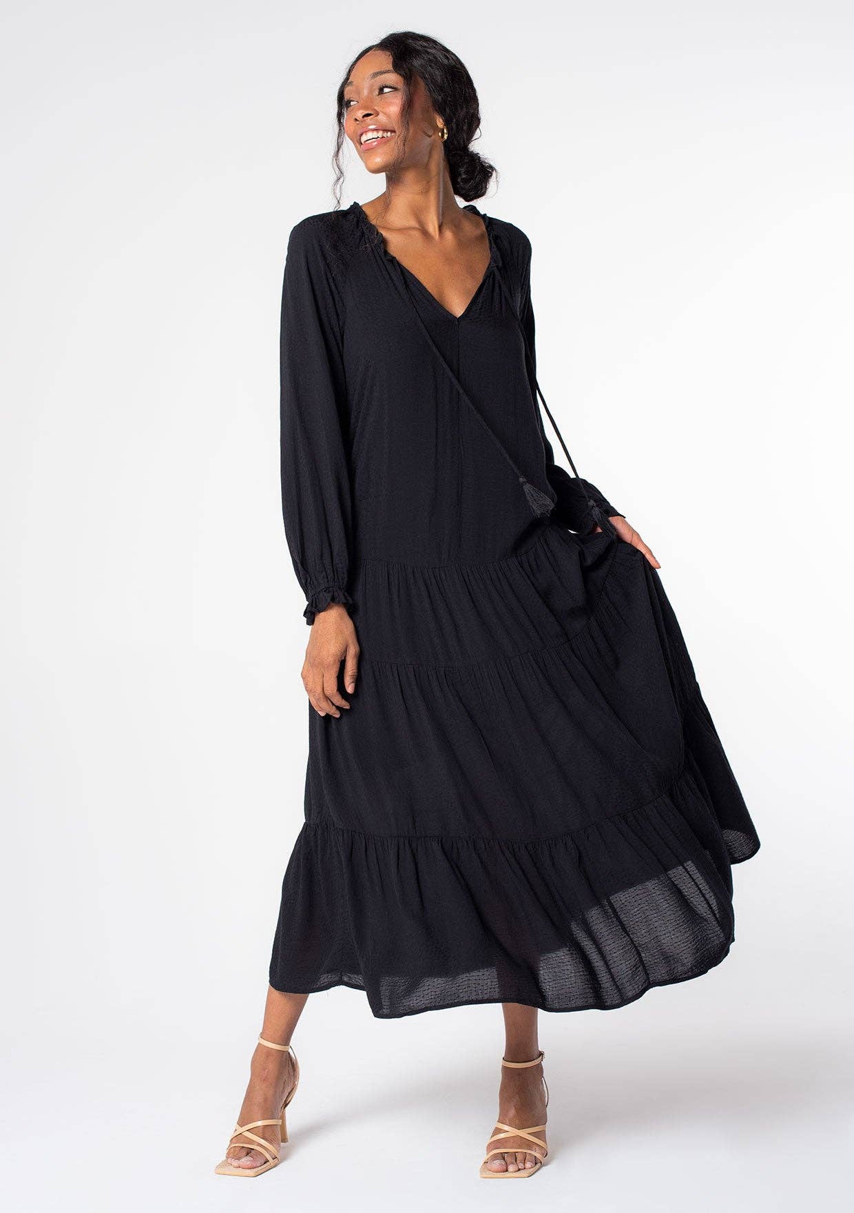 Olivia Bohemian Peasant Dress