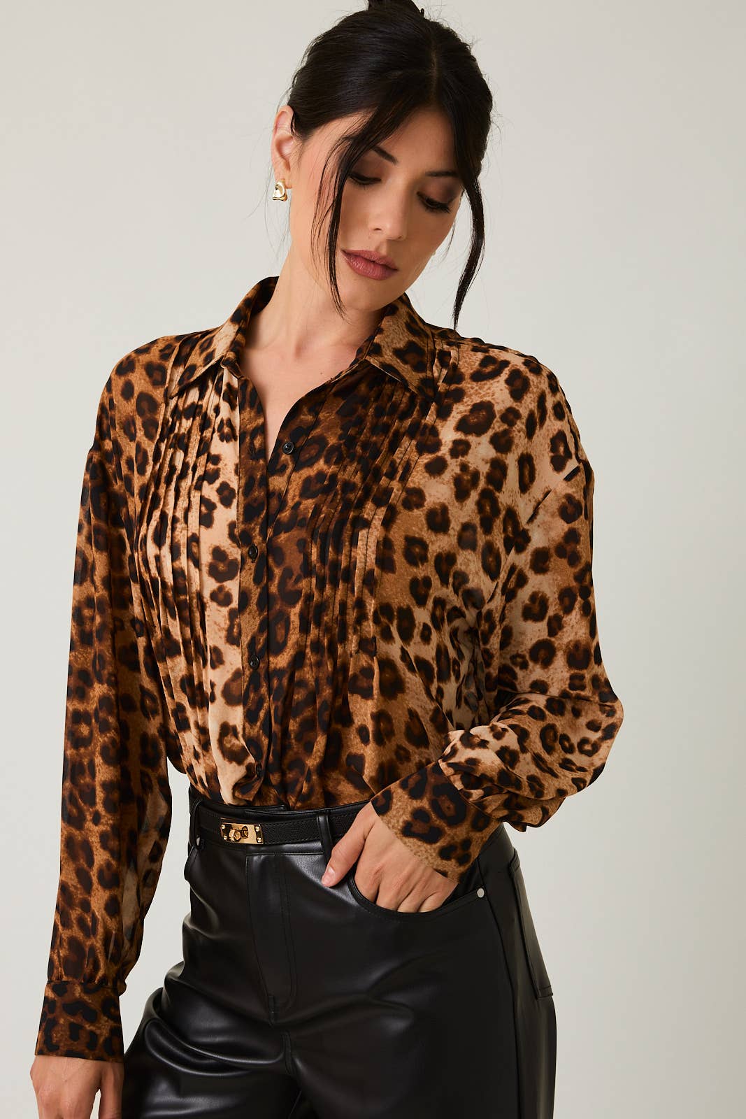 Leopard Blouse