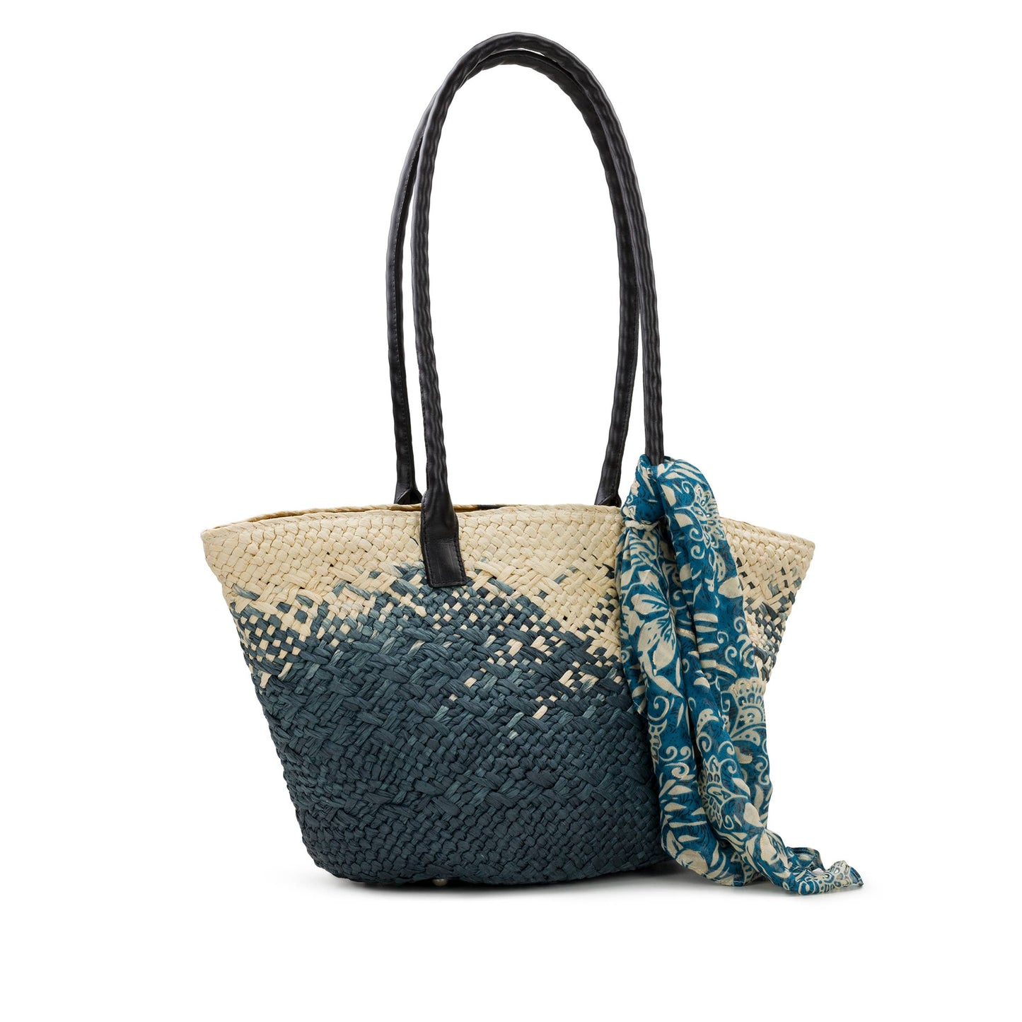 Patricia Nash Calypso Tote with Scarf - Specialty Woven