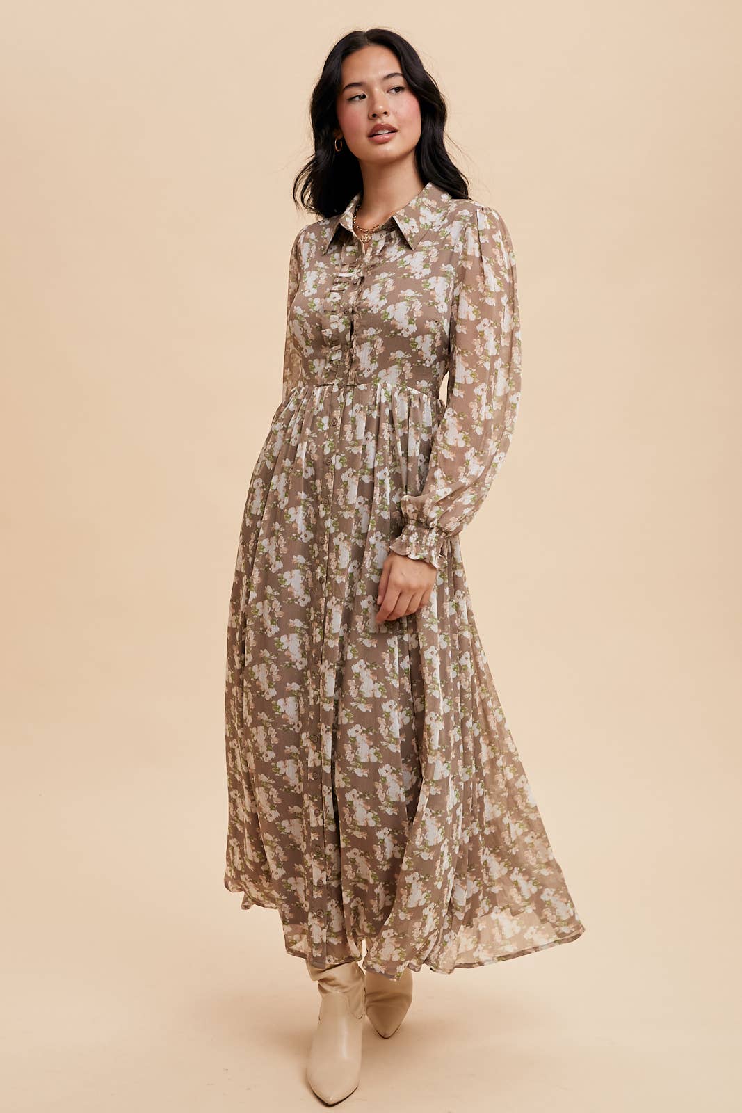Misty Floral Maxi Dress