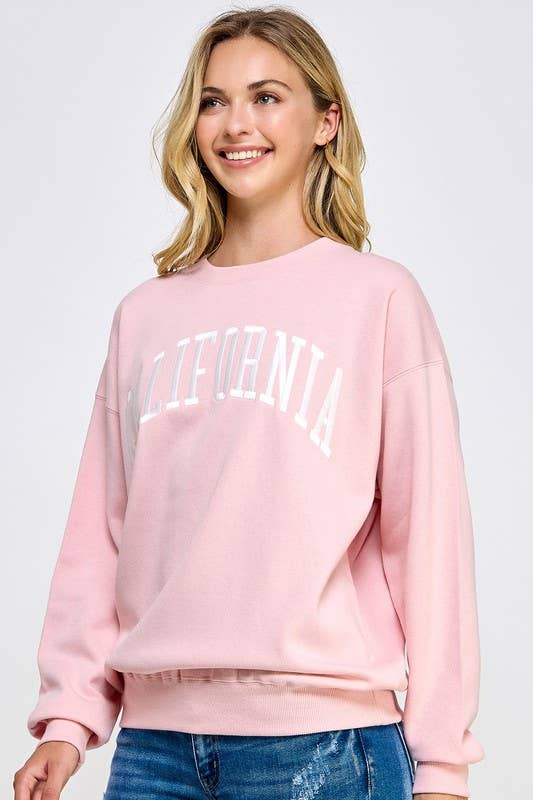 California Embroidered Sweatshirt