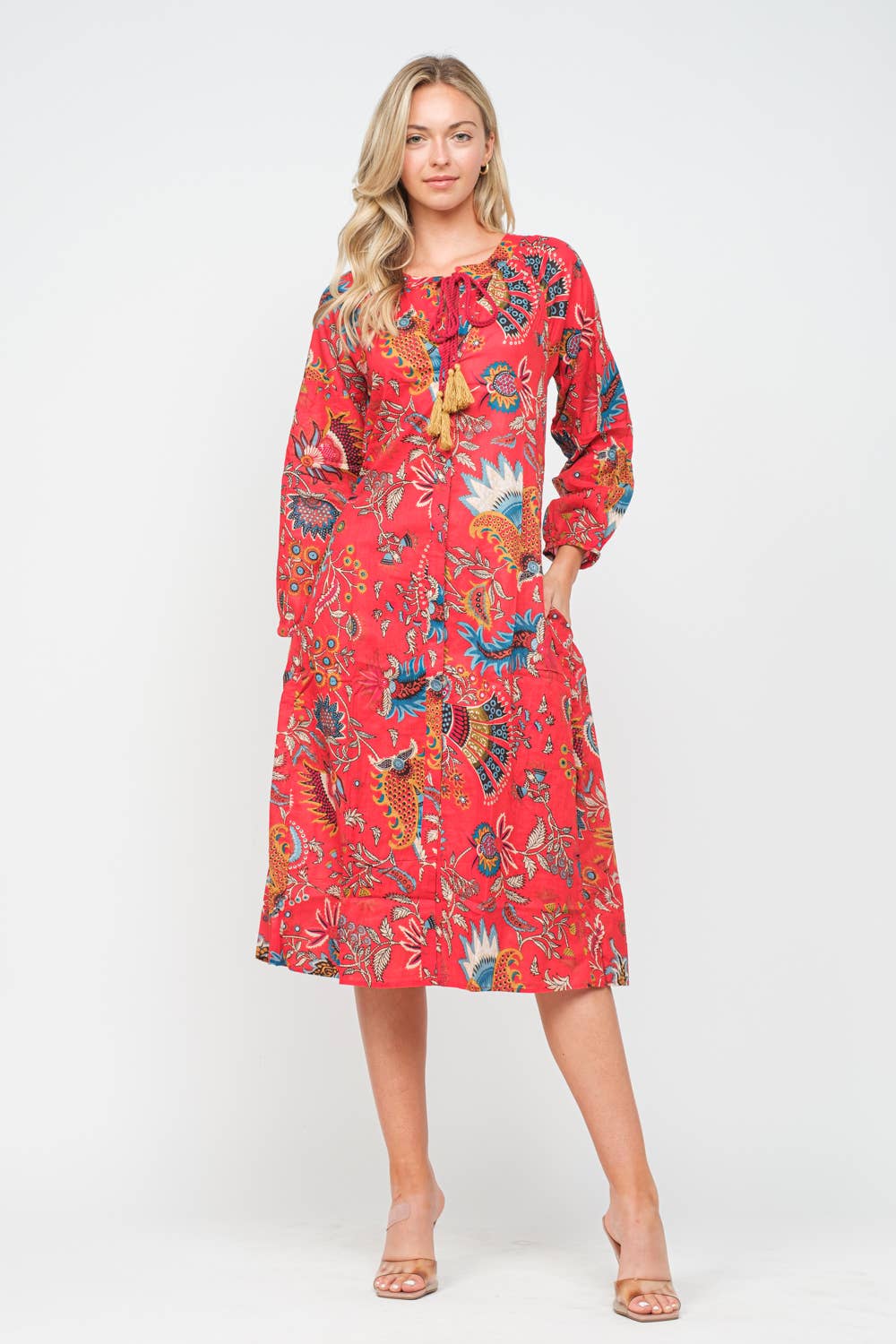 Caren Printed Dress