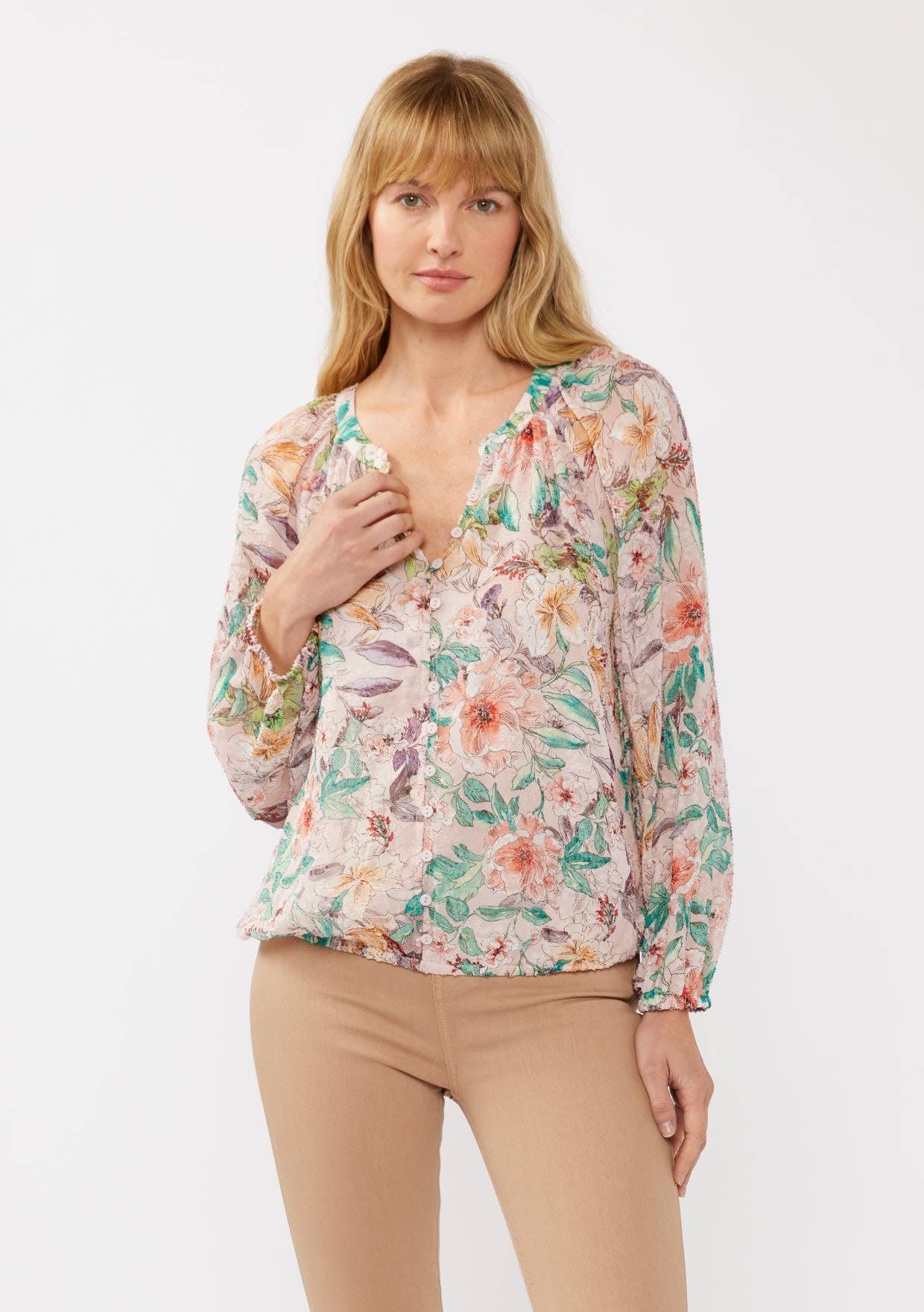 Floral Dust Top
