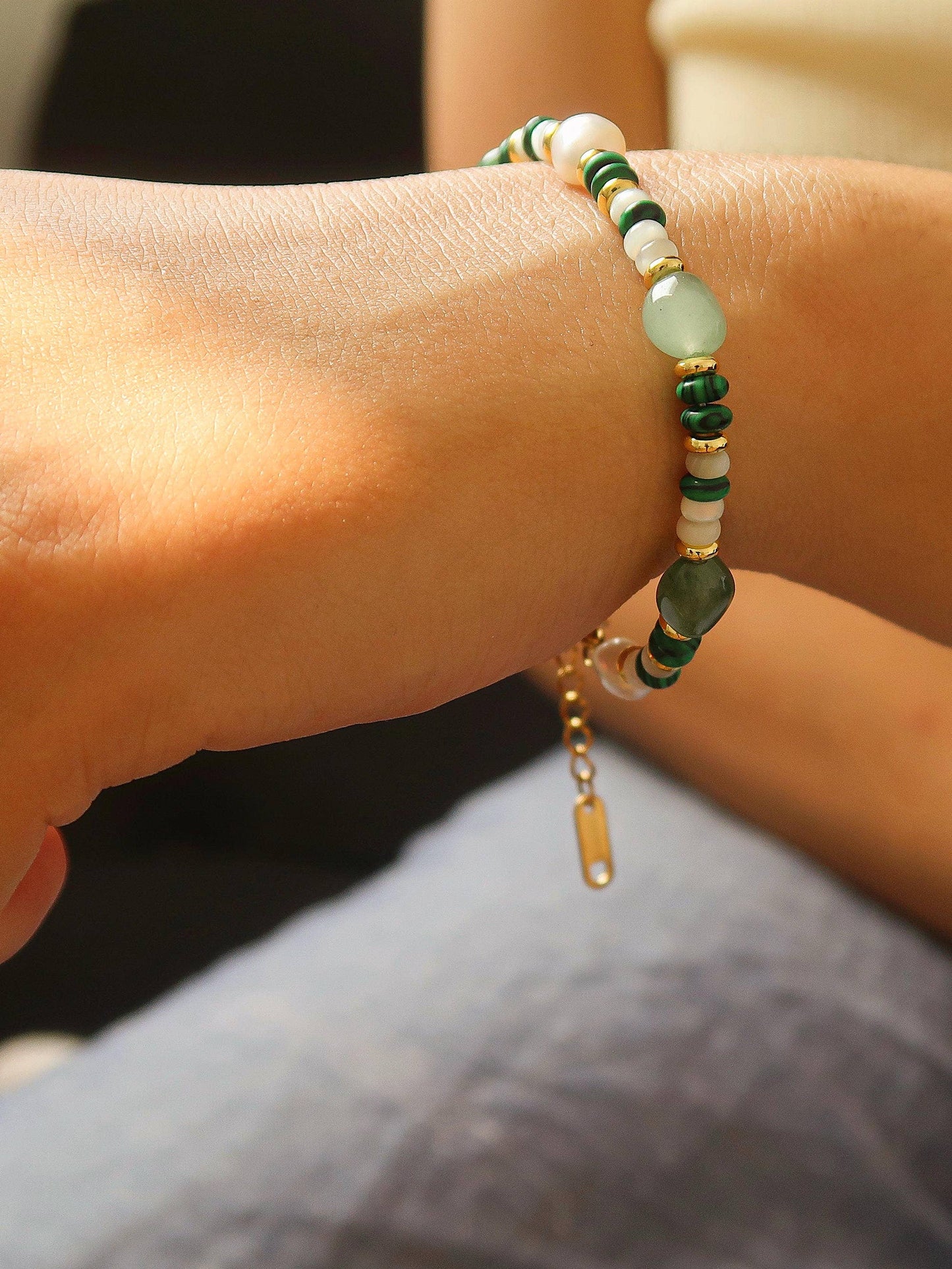 Jolin 18K Bohemian Stone Handmade Bracelet