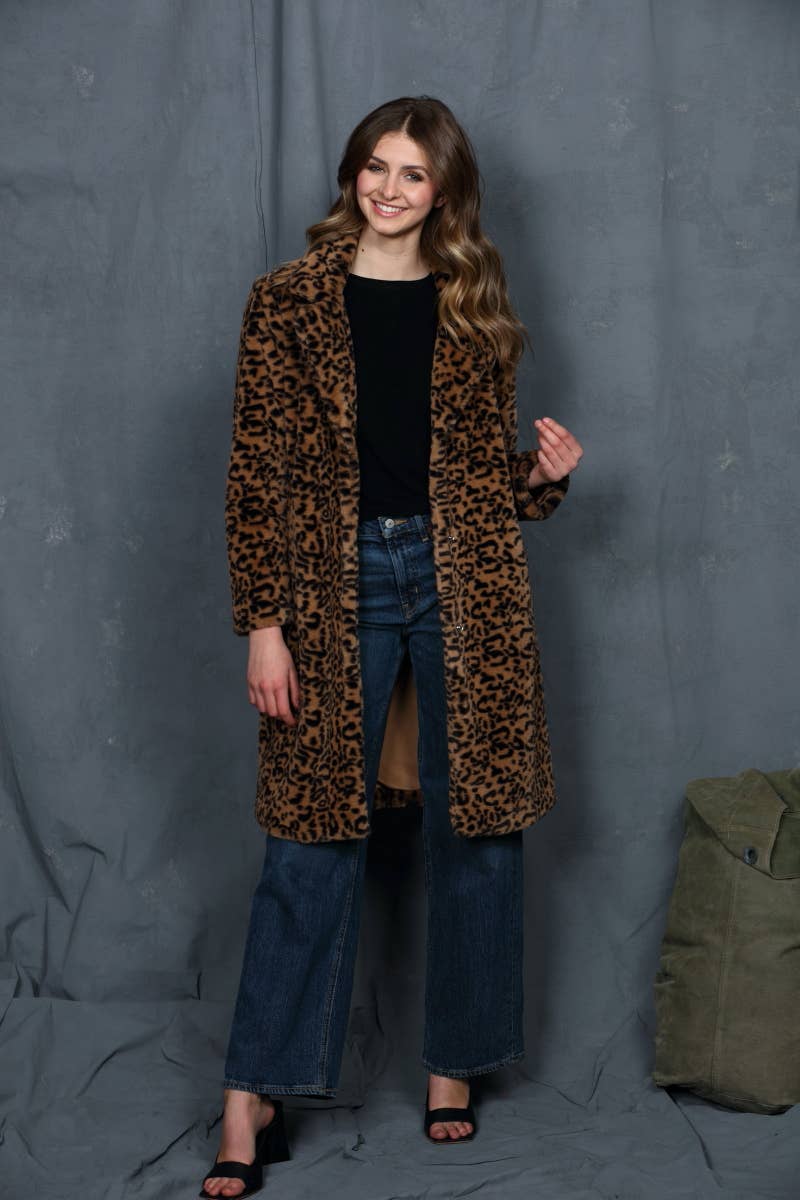 Posh Faux Fur Coat