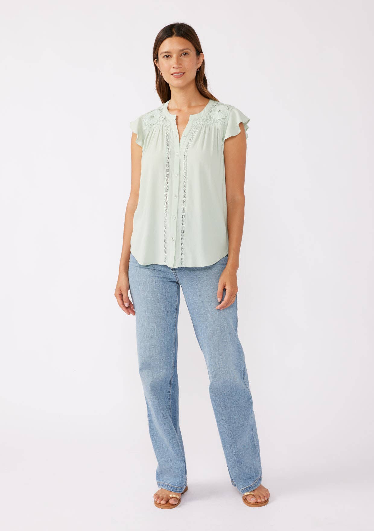 Sage Spirit Lace Top