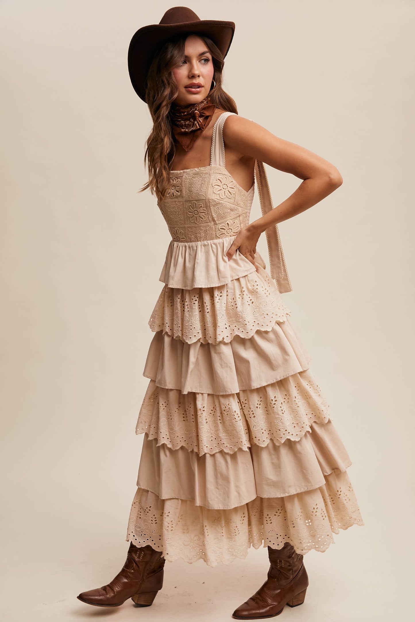 Jolene Embroidered Maxi