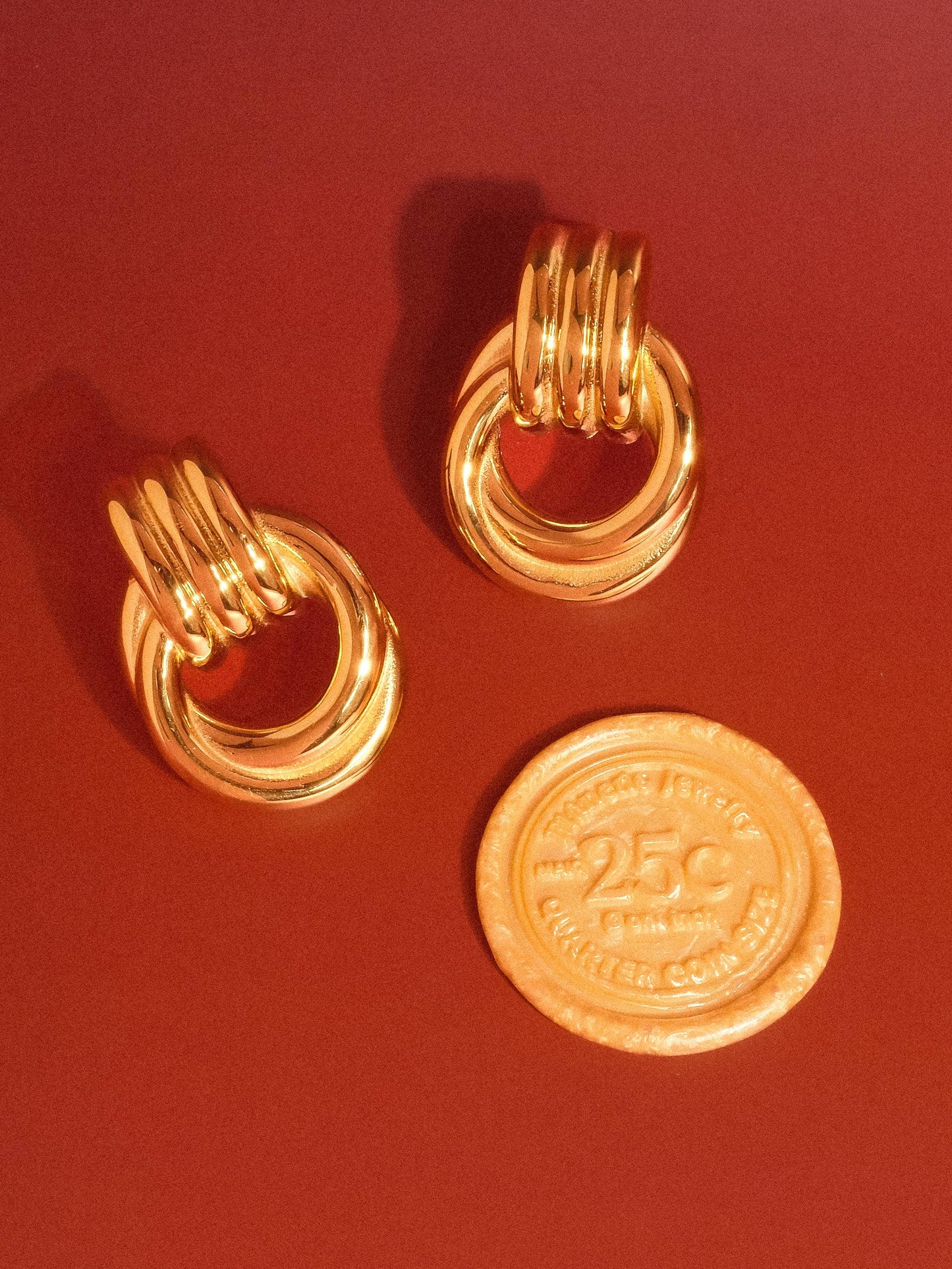 Wanda 18K Classic Hoop Earring