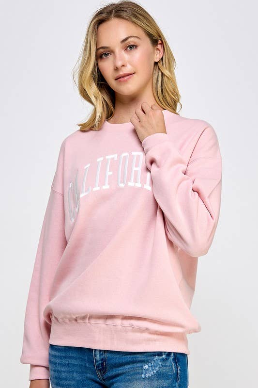 California Embroidered Sweatshirt