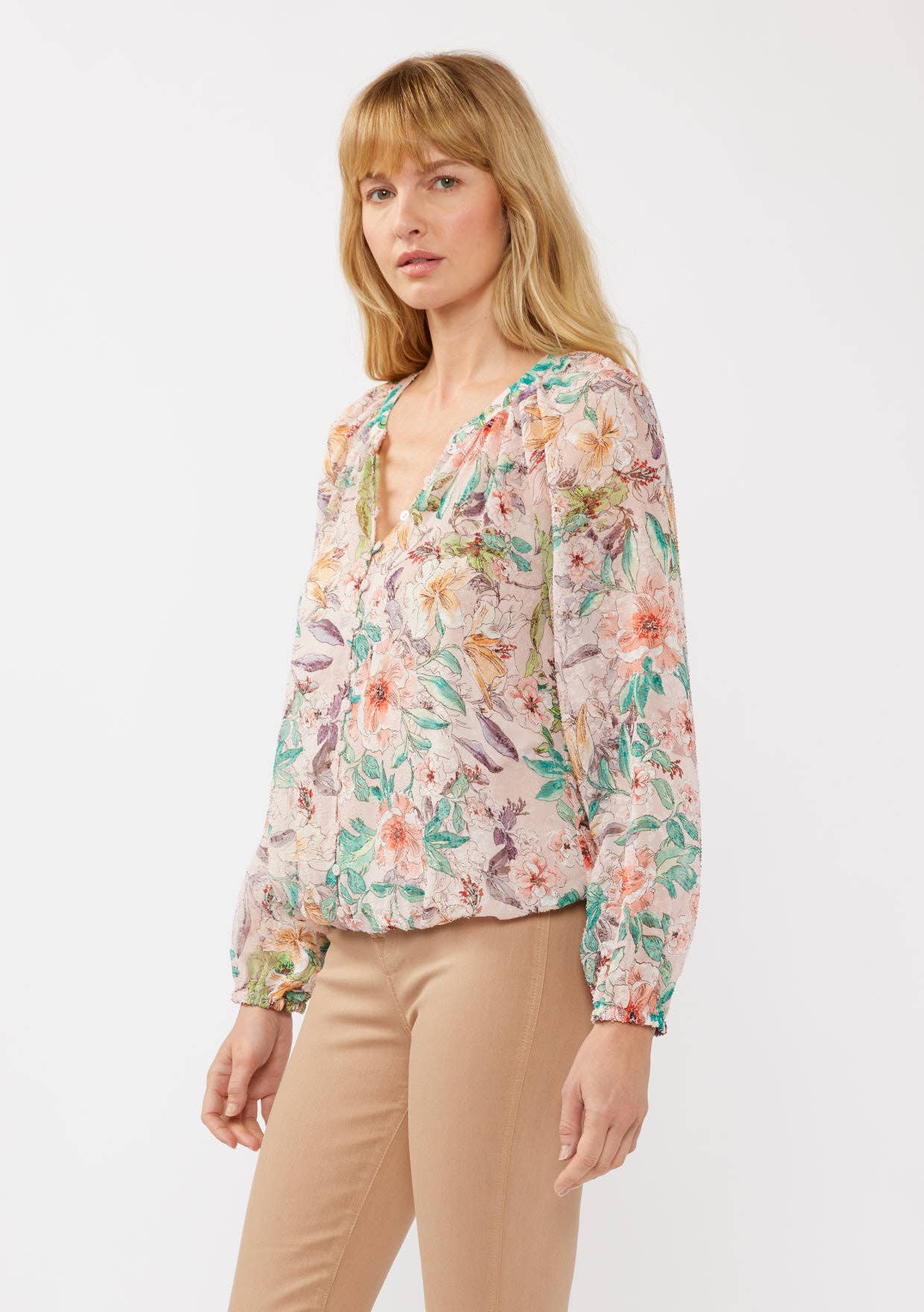 Floral Dust Top