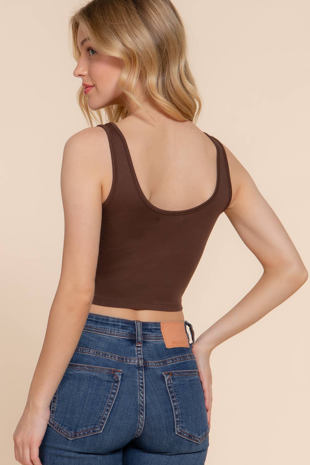 Fern Curved Hem Tank