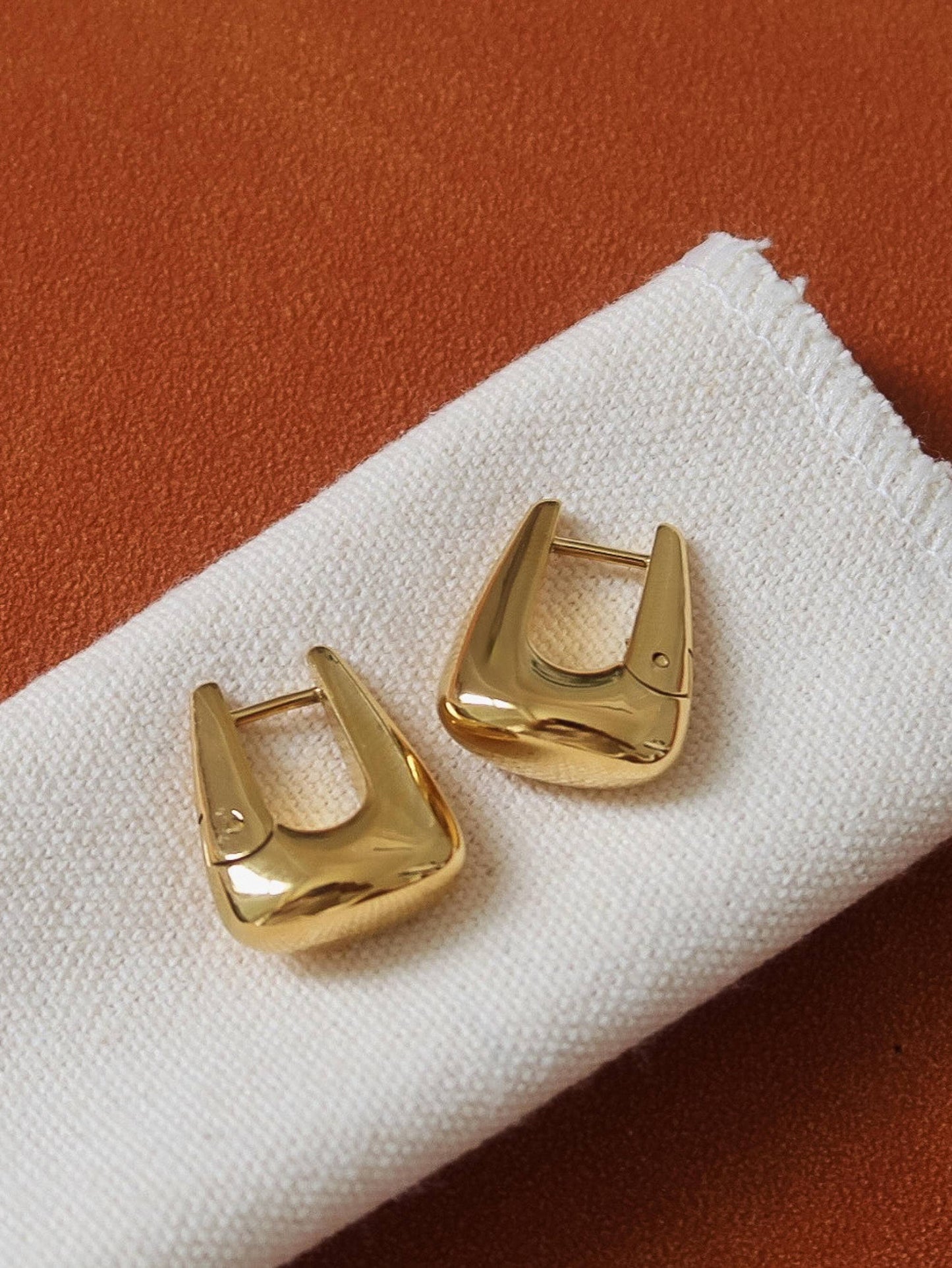 Cadance Geometric Hoop Earrings