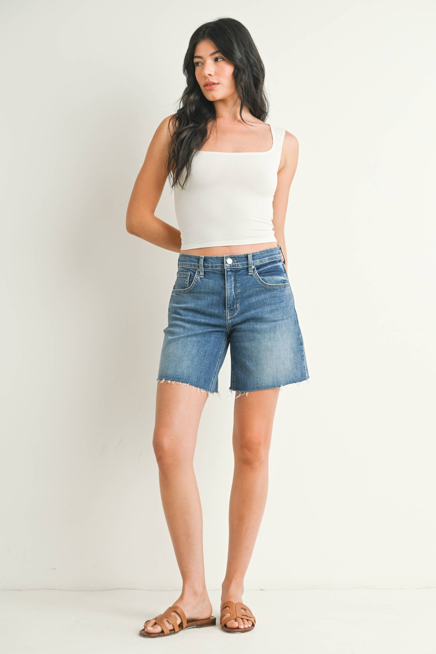 Bermuda Short- Med Blue