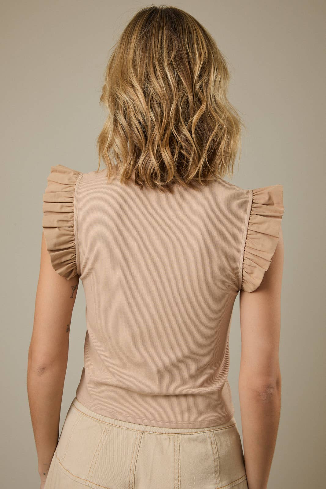 Ruffle Knit Top