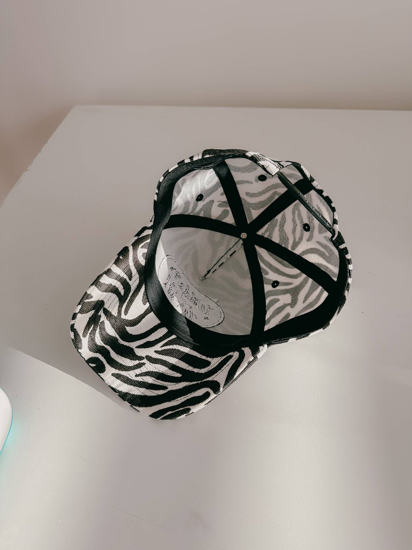 Zebra Print Corduroy Trucker Hat | Animal Print Snapback