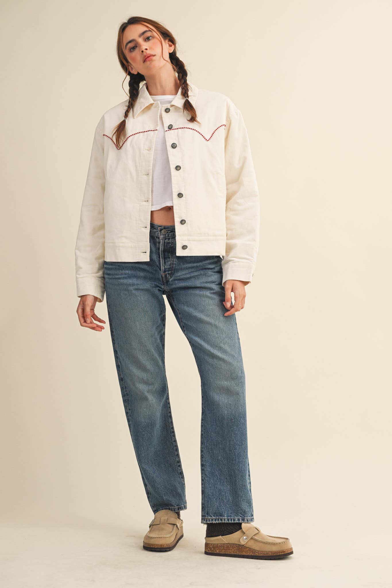 Heidi Floral Corduroy Jacket