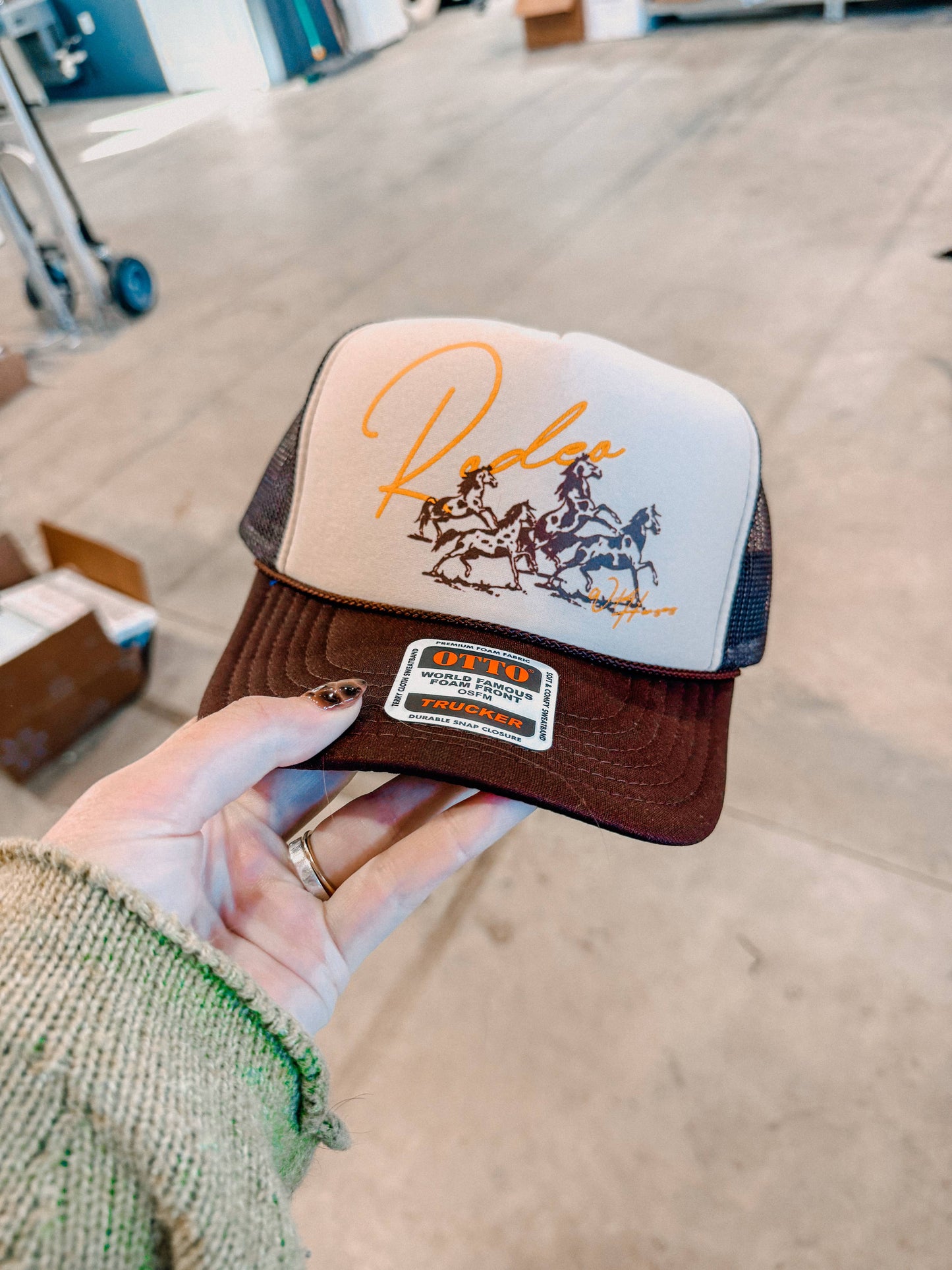 Wild Horses Rodeo, Western Trucker Hat