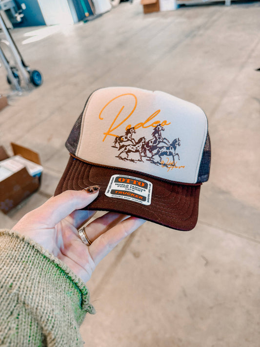 Wild Horses Rodeo, Western Trucker Hat