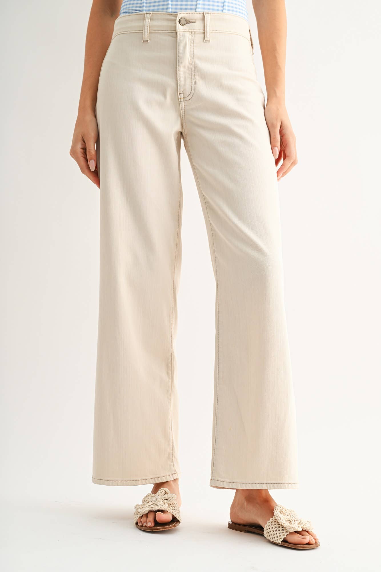 Stretch Twill Trouser- Almond