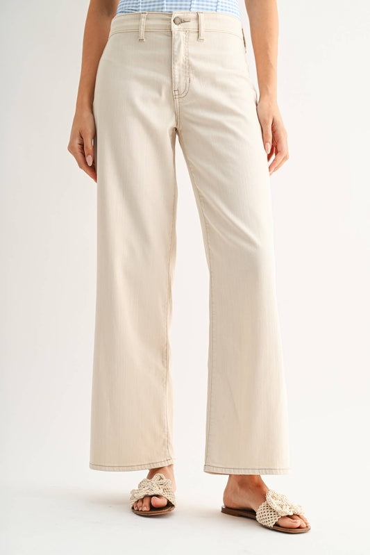 Stretch Twill Trouser- Almond