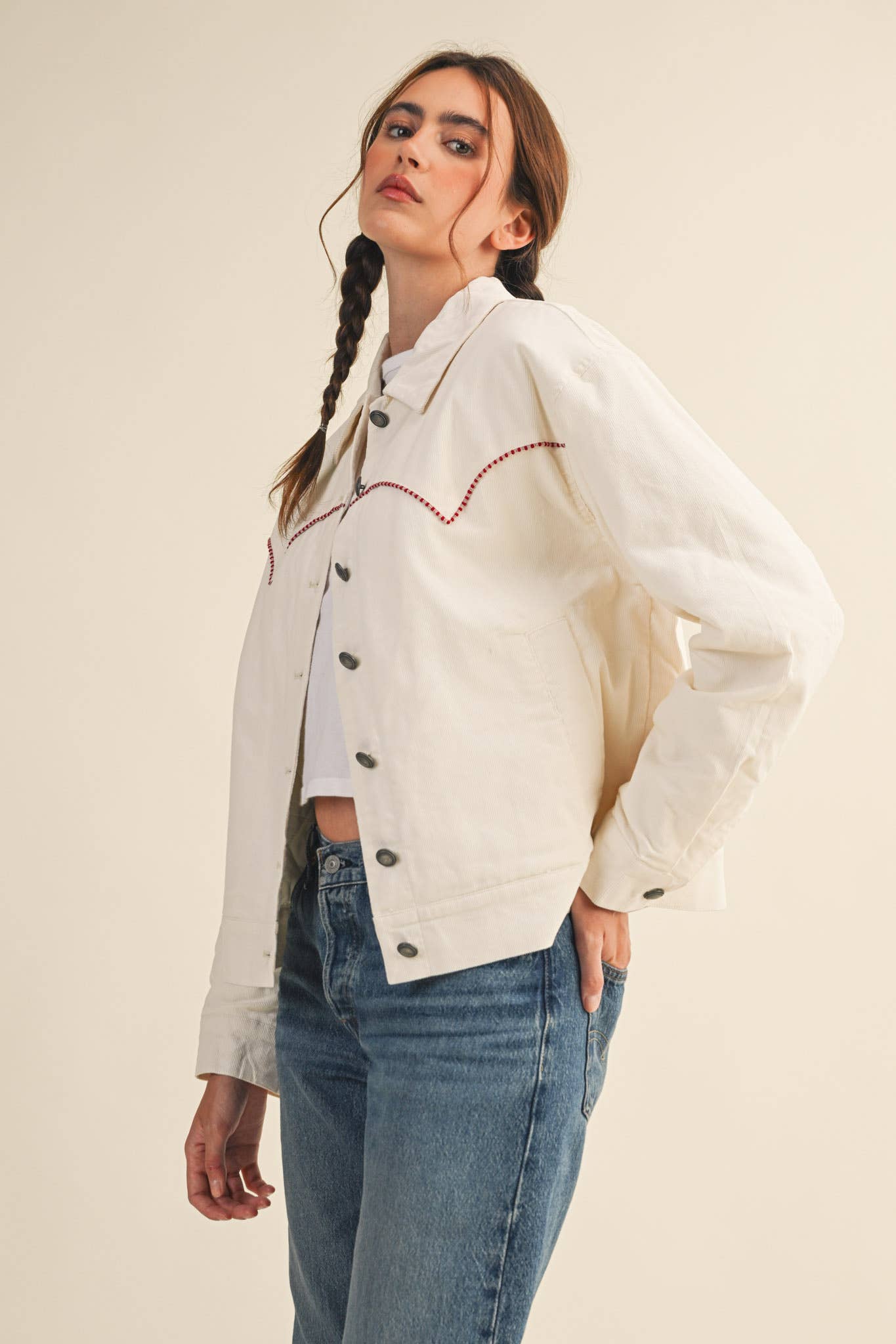 Heidi Floral Corduroy Jacket