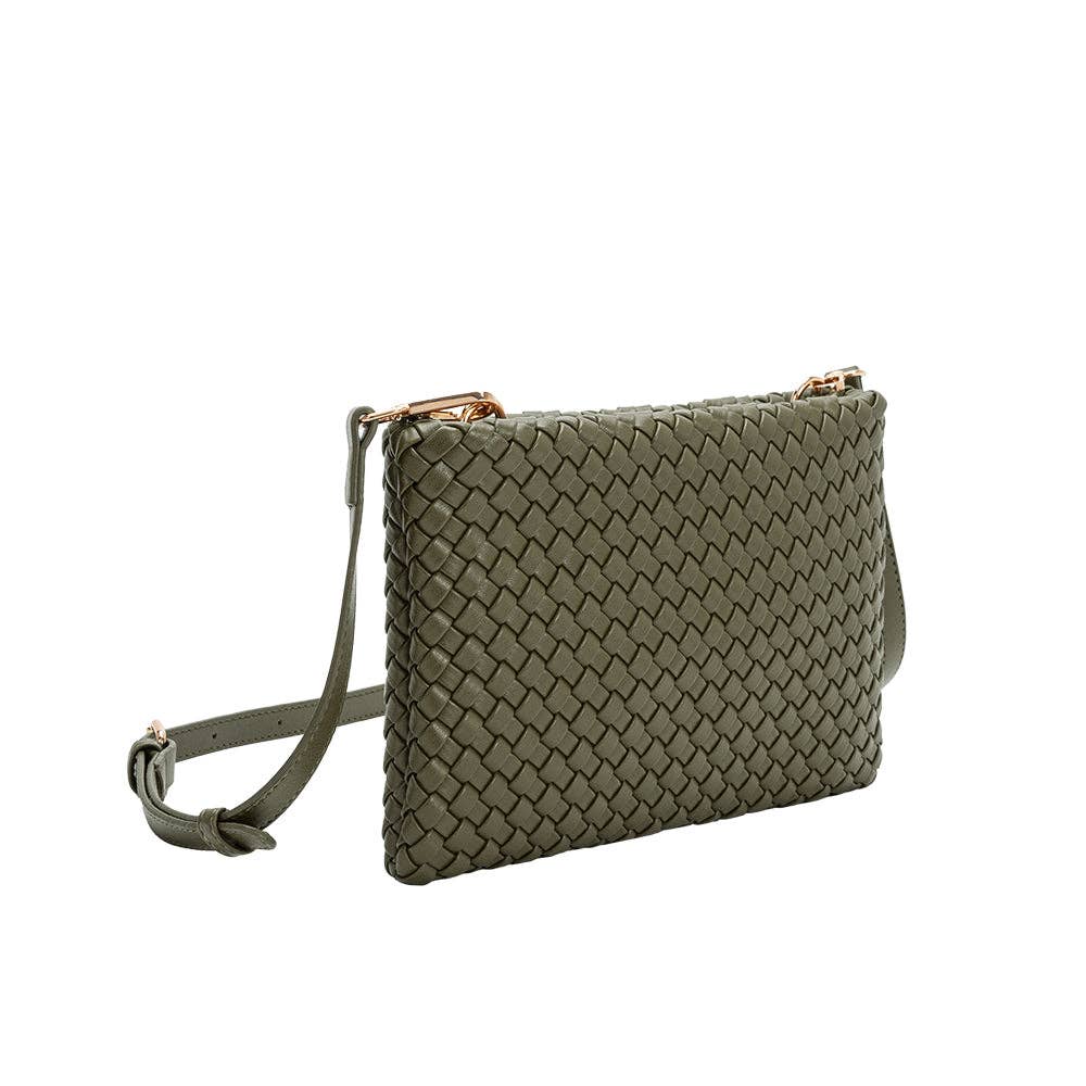 Daisy Olive Crossbody Bag