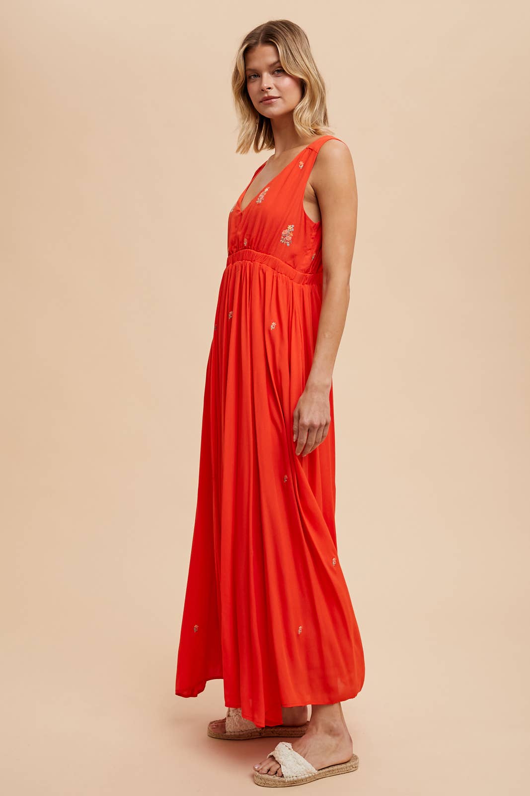 Ruby Embroidered Maxi Dress