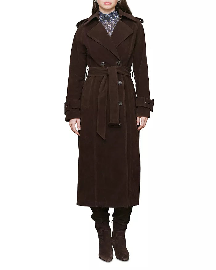 Faux Suede Utility Trench