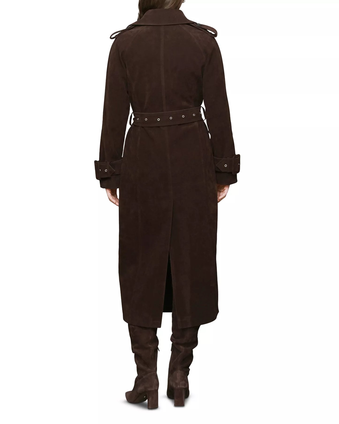 Faux Suede Utility Trench