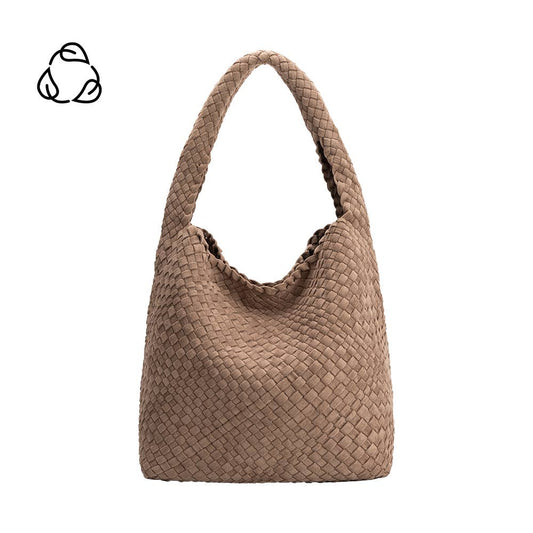 Johanna Clay Suede Shoulder Bag
