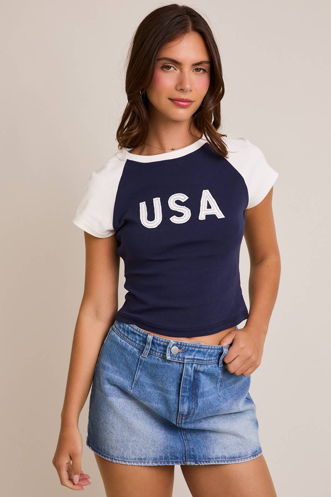 USA Cap Sleeve Tee