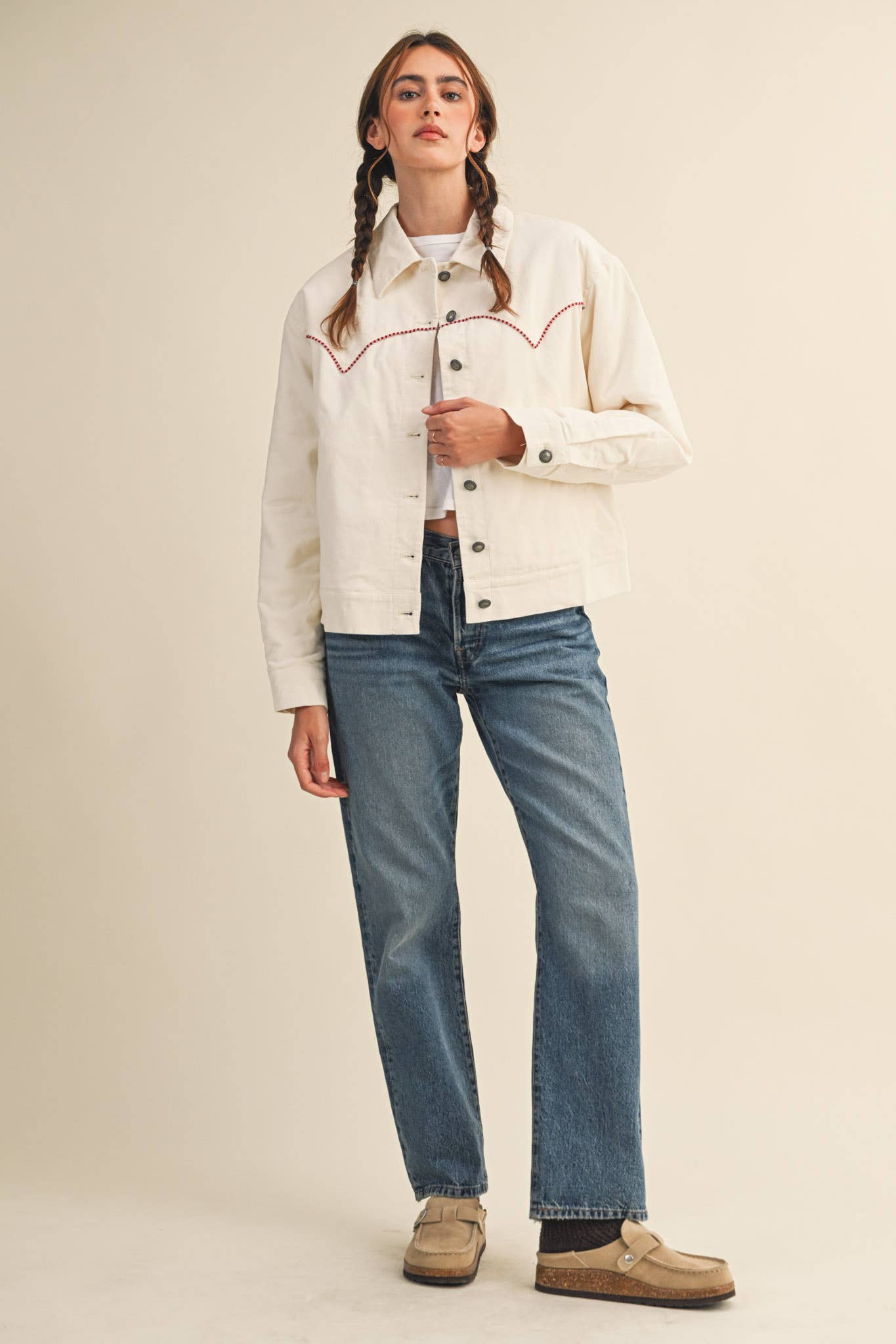 Heidi Floral Corduroy Jacket