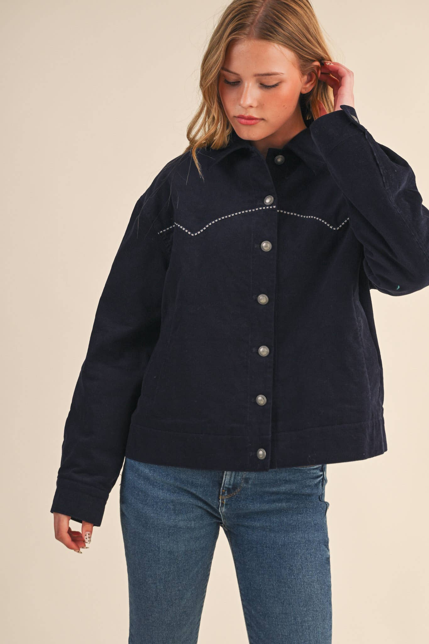 Heidi Floral Corduroy Jacket