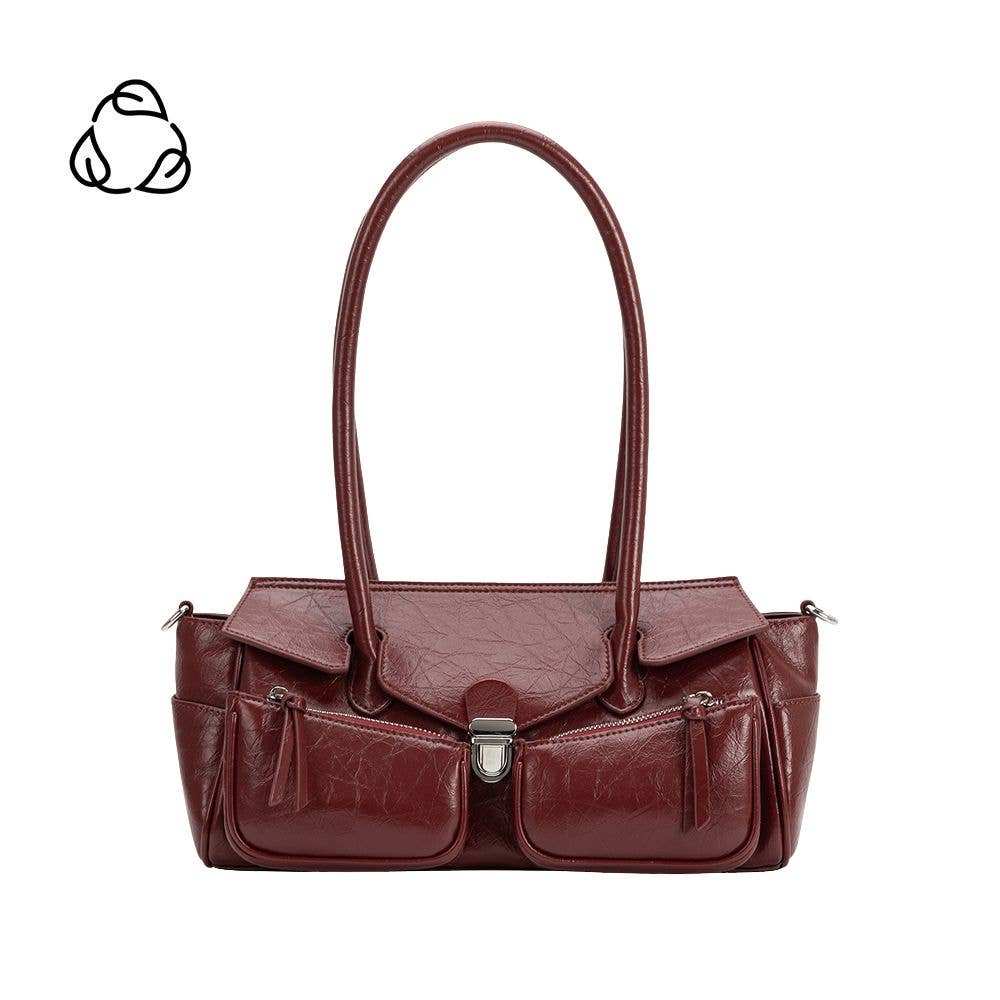Ruthie Burgundy Shoulder Bag