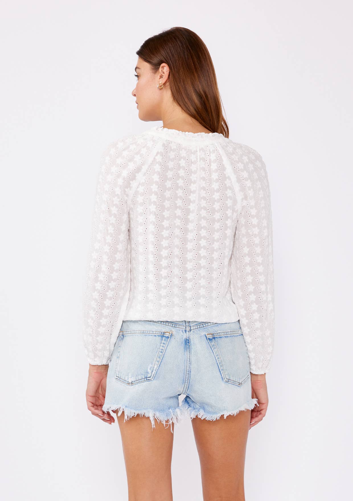 Ethereal Floral Embroidered Blouse